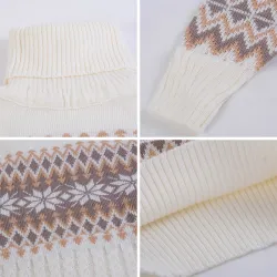Winterlang Pullover - Minikleid mit Schildkrötenhals