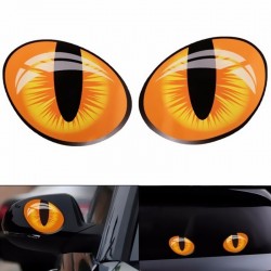 PegatinasCat Eyes coche sticker - 3D reflectante - 10 * 8cm