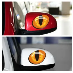 Cat Eyes bil klistermärke - 3D reflekterande - 10 * 8cm