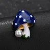 BrochesMushroom con perla - elegante broche