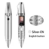 SERVO K07 Pen - 0.96" mini mobiltelefon - Bluetooth - GSM - Dual SIM - kamera - inspelning - ficklampa - penna