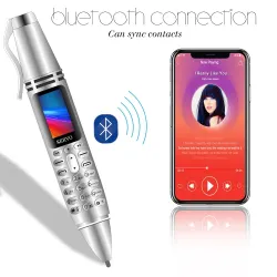 Palvelija K07 Pen - 0,96" mini matkapuhelin - Bluetooth - GSM - Dual SIM - kamera - nauhoitus - taskulamppu