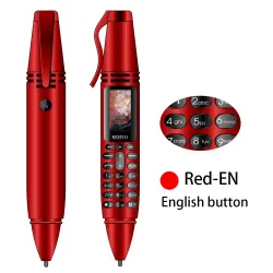 Palvelija K07 Pen - 0,96" mini matkapuhelin - Bluetooth - GSM - Dual SIM - kamera - nauhoitus - taskulamppu