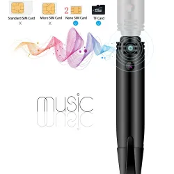 SERVO K07 Penna - 0,96" mini cellulare - Bluetooth - GSM - Dual SIM - fotocamera - registrazione - torcia - penna