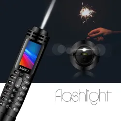 Palvelija K07 Pen - 0,96" mini matkapuhelin - Bluetooth - GSM - Dual SIM - kamera - nauhoitus - taskulamppu