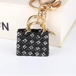 Borsa nera cristallo - portachiavi