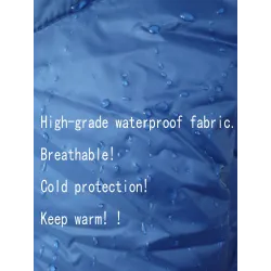 ChaquetasInvierno impermeable abrigo largo - chaqueta baja con capucha - más tamaño