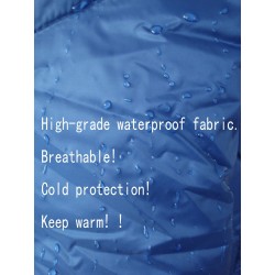 Winter waterproof long coat - down jacket with hood - plus size
