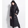Winter wasserdicht lange Mantel - Daunenjacke mit Kapuze - plus Größe