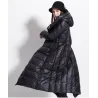 Hiver imperméable long manteau - veste en bas avec capuche - plus taille