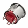 12V 22mm LED momentary push knapp switch - vattentät - bil motor start - metall