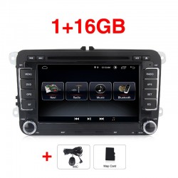 Android 8.0 Quad Core DVD GPS - bilradio för Volkswagen VW Skoda Octavia Golf 5 6 Touran Passat B6 Jetta Polo Tiguan