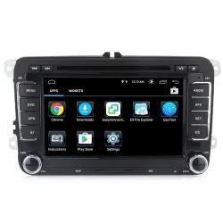 Android 8.0 Quad Core DVD GPS - rádio de carro para Volkswagen VW Skoda Octavia Golf 5 6 Touran Passat B6 Jetta Polo Tiguan