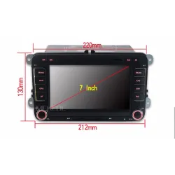 Android 8.0 Quad Core DVD GPS -autoradio Volkswagen VW Skoda Octavia Golf 5 6 Touran Passat B6 Jetta Polo Tiguan