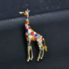 Brochesjirafa esmaltada - elegante broche