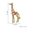 Enamel giraffe - elegant brooch