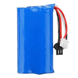 HS 18650 7.4V 1200mAh 25C 2S - bateria de íon li - plugue anti-reverso para 18301/18302 18311/18312 Rc Car