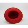 Chapéu elegante com uma borda & rebites