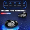 V11 TWS - Bluetooth V5 hörlur - LED display - trådlös - 9D stereo vattentäta öronproppar med mikrofon