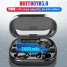 AuricularesV11 TWS - Auricular Bluetooth V5 - Pantalla LED - inalámbrico - Discos estéreos estéreos impermeables con micrófono