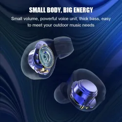 X10 - Bluetooth tws öronproppar - LED display-trådlösa hörlurar - 8D stereo headset med 3000m Ah charging case