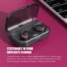 AuricularesX10 - auriculares Bluetooth tws - auriculares inalámbricos LED pantalla - auriculares estéreo 8D con 3000m Ah caso...