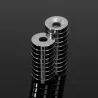 N50 Neodymium magnet - countersunk med 4 mm hål - 12 * 3 mm - 20 bitar