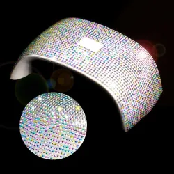 pegatinas de uñas3D pegatina brillante para 6W/24W lámpara de secador de uñas UV - autoadhesivo