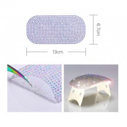 3D shiny klistermärke för 6W / 24W UV nagel torktumlare lampa - självhäftande