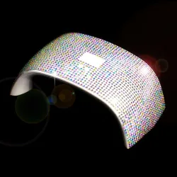 3D glanzende sticker voor 6W / 24W UV nagel droger lamp - zelfklevendNagelstickers