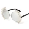 Gafas de solGafas de sol redondas vintage con remaches - UV 400