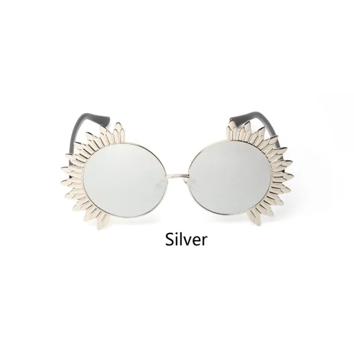 Gafas de solGafas de sol redondas vintage con remaches - UV 400
