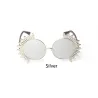 Gafas de solGafas de sol redondas vintage con remaches - UV 400