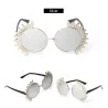 Gafas de solGafas de sol redondas vintage con remaches - UV 400