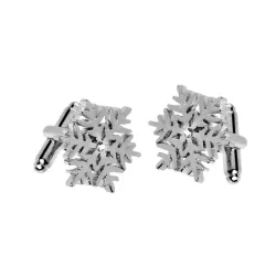 Silver snöflingor - Cufflinks