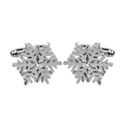Hopea lumihiutaleet - cufflinks