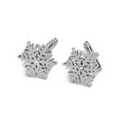 Hopea lumihiutaleet - cufflinks