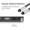 CablesUgreen Toslink - cable óptico digital - adaptador de audio 1m - 1,5m - 2m - 3m