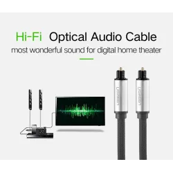 CablesUgreen Toslink - cable óptico digital - adaptador de audio 1m - 1,5m - 2m - 3m