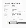 CablesUgreen Toslink - cable óptico digital - adaptador de audio 1m - 1,5m - 2m - 3m