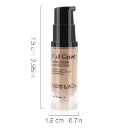 Voller Deckel - flüssiger Concealer Make-up - Glättung - wasserdichte Basis 6ml