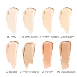 Full täckning - flytande concealer makeup - smoothing - vattentät bas 6 ml