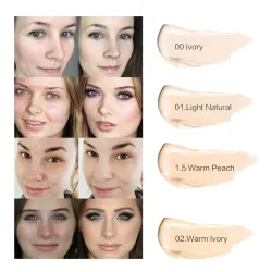Full täckning - flytande concealer makeup - smoothing - vattentät bas 6 ml