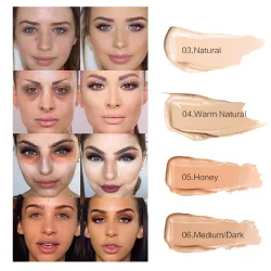 Full cover - liquid concealer makeup - smoothing - waterproof base 6ml