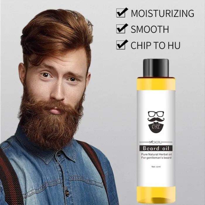 Organiczny olej do brody - nawilżający - wygładzający - 30 mlGolenie