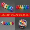 N35 - magneettinen neodymium peukalo tacks pins - jääkaappimagneetit - 14 kappaletta