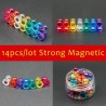 N35 - magnetic neodymium thumb tacks pins - fridge magnets - 14 pieces