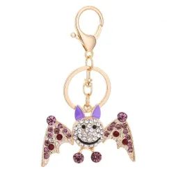 Kristall leende fladdermus - keyring