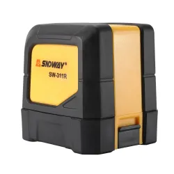 Sndway - laser à réglage automatique - faisceau vert & rouge - 2 lignes - outil de mesure rotatif