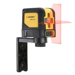 Sndway - self levelling laser - green & red beam - 2 cross lines - rotary measuring tool